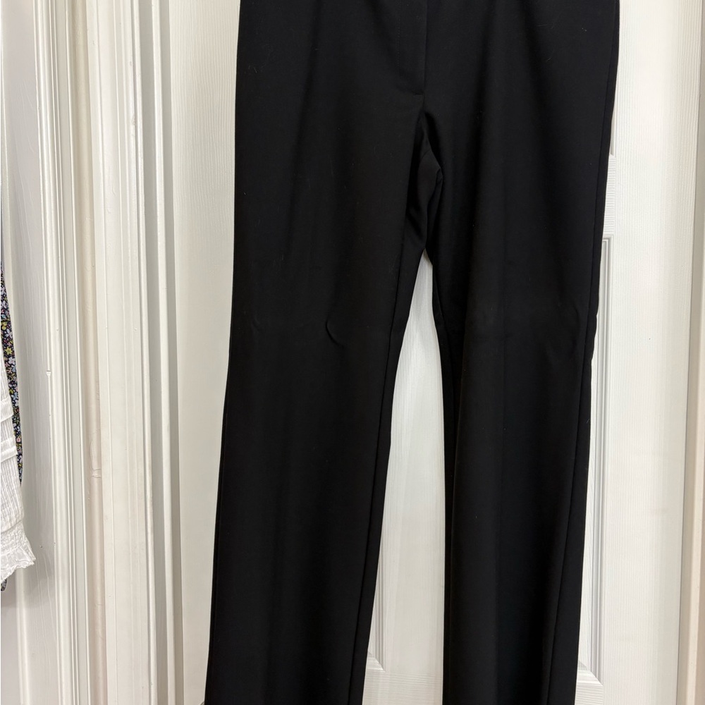 LOFT Black Straight-Leg Dress Pants